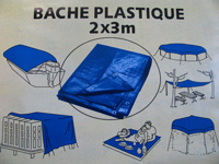 Tarpaulin water proof woven 2x3 M