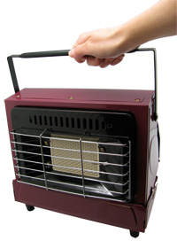 Portable butane gas heater 1100 WATTS