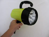 Superbright led spotlight 9LED 12V/230V rechargeable