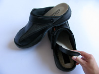 EuroRoutier ® Zebra brown sandals