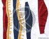 Velvet fringes for truck cabin  220 x 20 cm