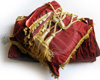 Rideaux cabine PL set 5 Pcs rouge à franges or Rideaux cabine PL set 5 Pcs rouge à franges or
