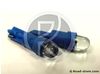 1 LED wedge base T5 24V blue x2