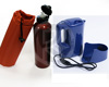 Bouilloire 1L sur socle 12V DC + gourde aluminium -> 3 coloris
