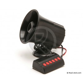 Siren 6 sound 12V DC 20W