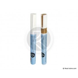 STYLO DE MARQUAGE PNEUS LOT DE 2 : OR + BLANC