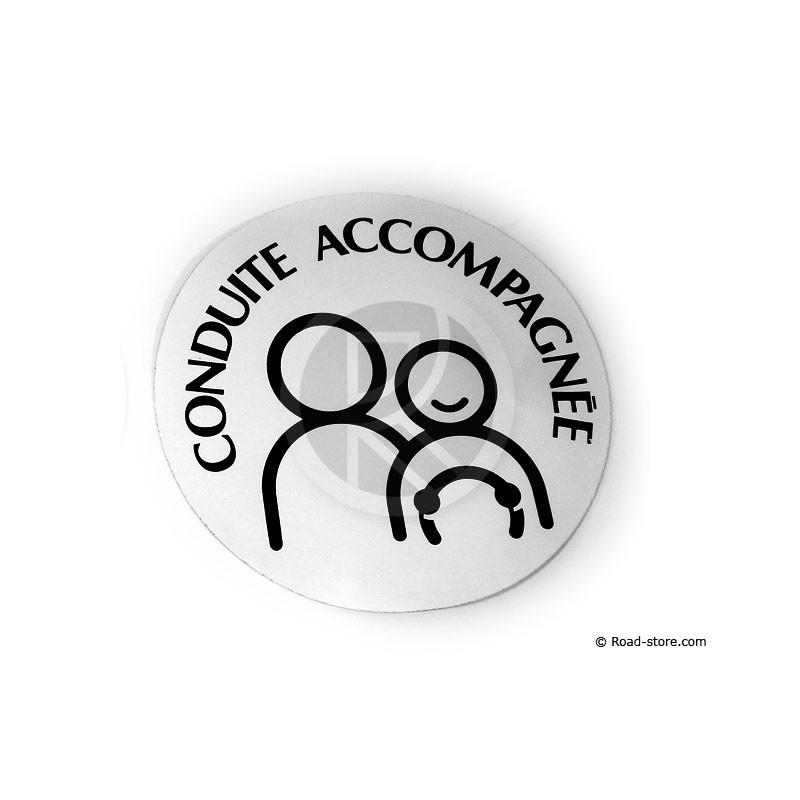 Lot De 4 Aimants Conduite Accompagnée - Autocollants Magnétiques Pour Voiture, PVC Anti-reflet