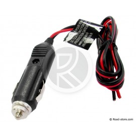 Cigarette lighter plug with 1m cable 