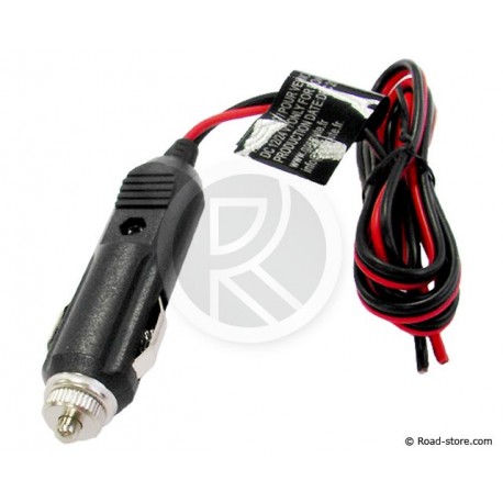 Cigar lighter plug with 1m cable 5A max