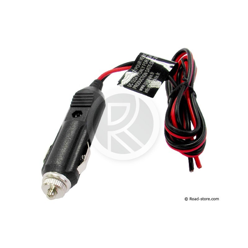 Zigarettenanzünderstecker 12/24V Max 5A + 1m Kabel - Road Store