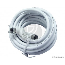 CABLE COAXIAL RENFORCE 3,5M POUR ANTENNE TV