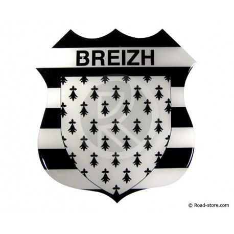 RELIEF STICKER BREIZH 112x120mm