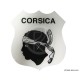 SELF-ADHESIVE EMBOSSED STICKER Corsica