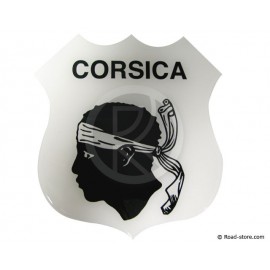 ECUSSON AUTOCOLLANT A RELIEF "CORSICA" (112 x 120 mm)