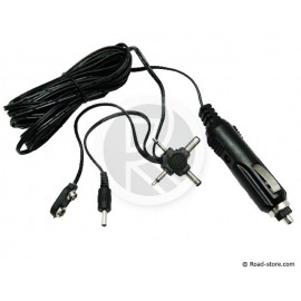 Cigarette Lighter plug 12/24V + Adapter Cross 4 IN 1 for Antenna