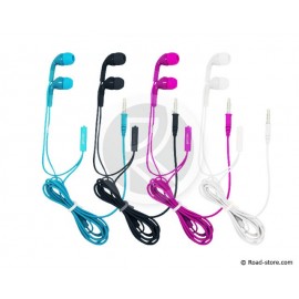 OREILLETTE KIT MAINS LIBRES + ECOUTEURS STEREO PRISE JACK