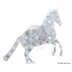 Dekoration Pferd LEDS 12V Weiß