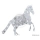 DECORATION CHEVAL LUMINEUX A LEDS 24V BLANC