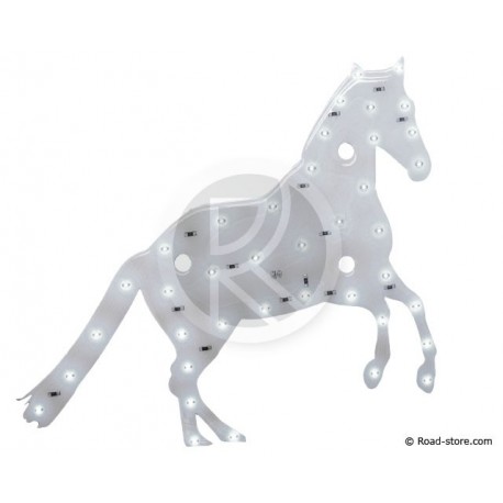 Dekoration Pferd LEDS 24V Weiß