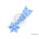 DECORATION ETOILE LUMINEUSE A LEDS 12V BLEU