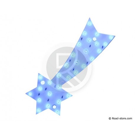 Dekoration Sternschnuppe LEDS 24V Blau