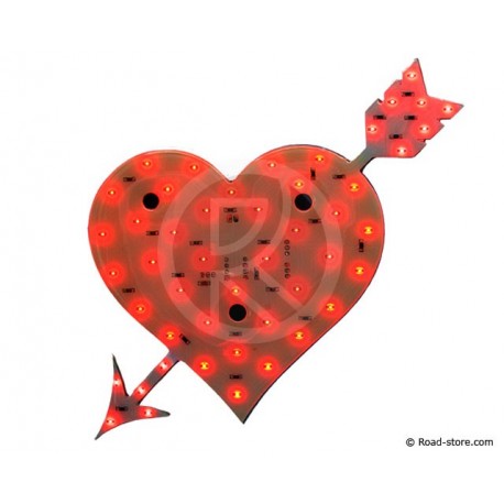 Decoration Heart LEDS 12V Red