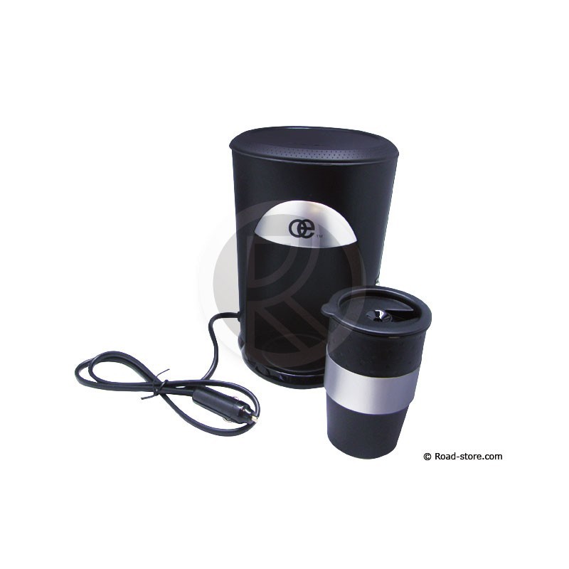 cafetiere 12v de voyage pour voiture camping allume cigare pour dosettes de  cafe 