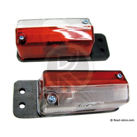 Side clearance lights Bicolor x2