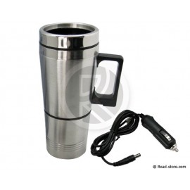 TASSE ELECTRIQUE 24V 48W 0,6 L SUR AC + GOBELET INOX