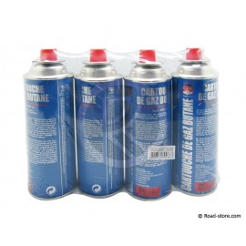 RECHARGE GAZ BUTANE 227G POUR RECHAUD PORTABLE   LOT DE 4