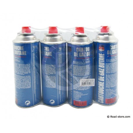 RECHARGE GAZ BUTANE **LOT DE 4** POUR RECHAUD