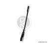RACCORD RAPIDE BRANCHEMENT CHROME 6MM AVEC TUYAU DE RACCORD