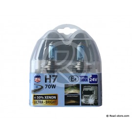 AMPOULE H7 24V 70W XENON ULTRA BRIGHT BOITE DE 2