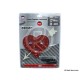 COEUR LUMINEUX 23 X 25CM 56 LEDS 12/24V ROUGE