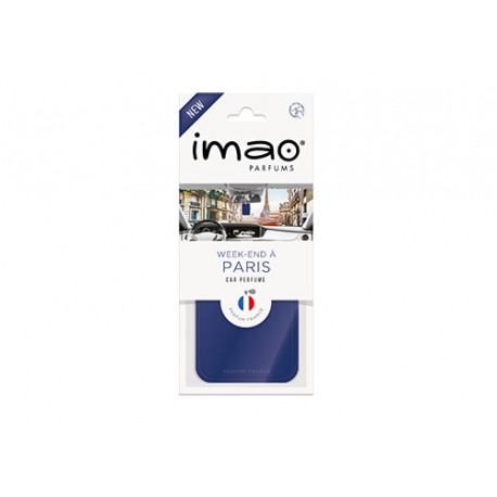 IMAO CARTE PARFUMEE  WEEK-END A PARIS (Bleu fonce)