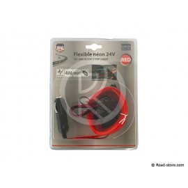 NEON FLEXIBLE ROUGE 4M 24V (GLOW STRIP)