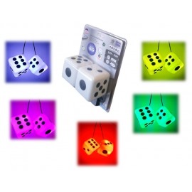 DES DE LA CHANCE LUMINEUX A LEDS 12/24V 8CM MULTICOULEURS