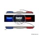 BARRE LUMINEUSE INOX 24V 3 x 6 LEDS 40CM FRANCE BLEU-BLANC-ROUGE