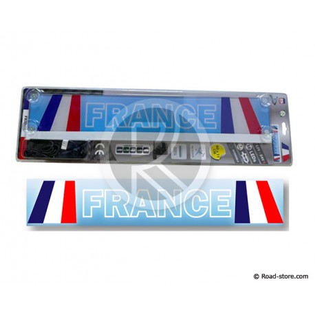 PLAQUE PLEXIGLAS LUMINEUSE FRANCE 12/24V 36 LEDS 60 X 11 CM