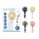 VENTILATEUR NOMADE PLIABLE CHARGE USB DIAM. 9CM H. 20CM 4 COULEURS